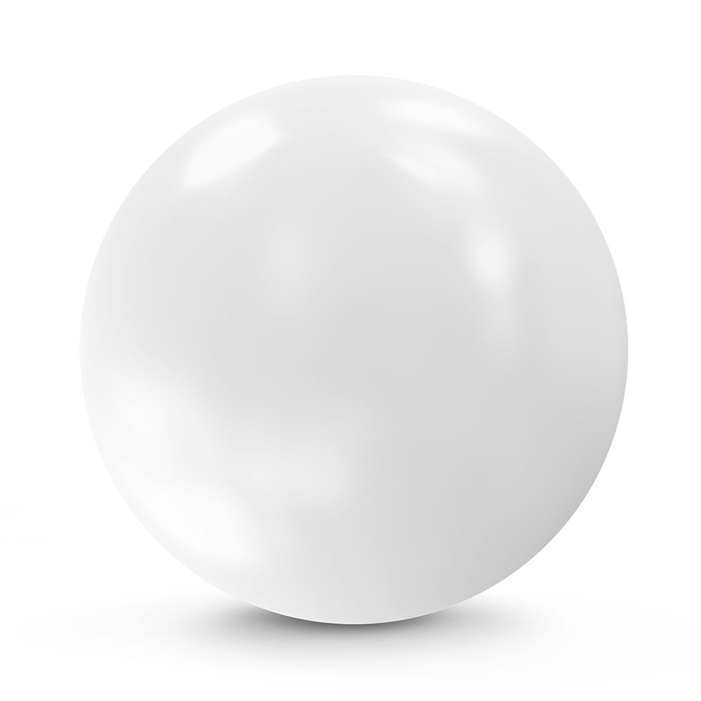 Foto: Eine große weiße Perle